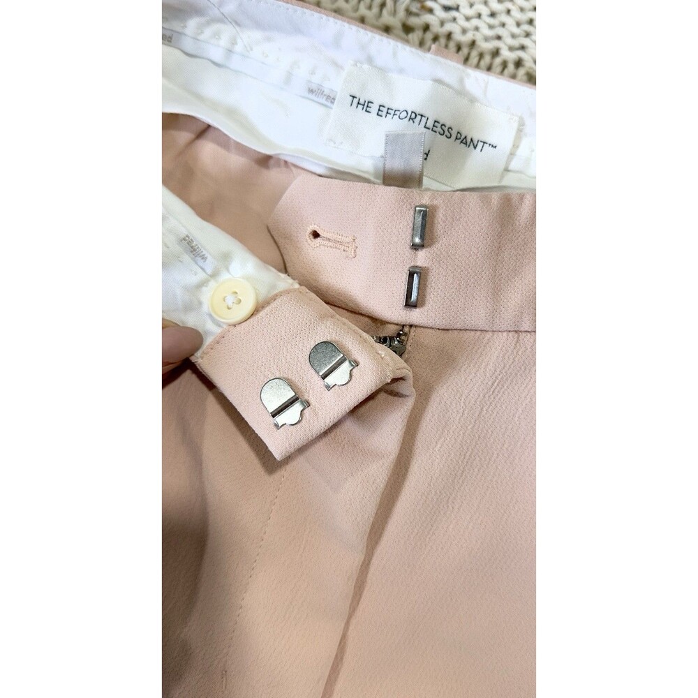 Aritzia Wilfred The Effortless Pant Women’s 0 Blush Pink High Rise Wide Leg - Picture 5 of 11